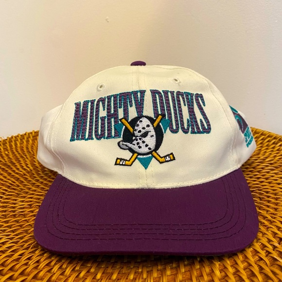 NHL Other - Vintage NHL Anaheim Mighty Ducks Sports Specialties Laser Snapback Hat